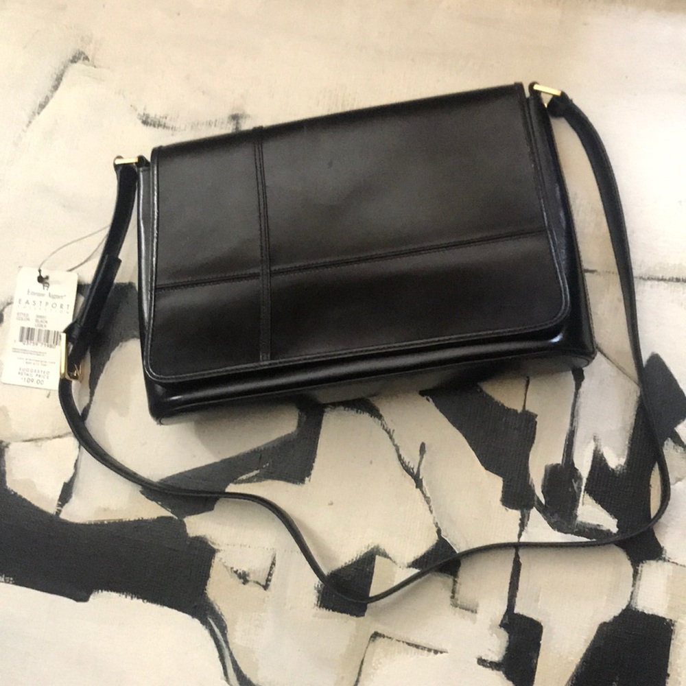 Etienne Aigner Eastport Collection Black Purse